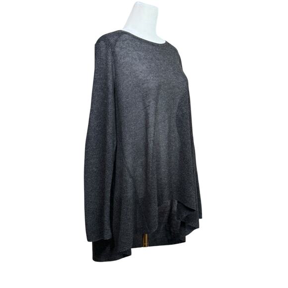 Eileen Fisher System Tunic Top Women Large Lightweight Wool Capsule Quiet Luxury - Picture 4 of 8